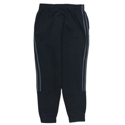 Adidas Men's Black Jogger Trousers Size M Fleece Tapered Fit