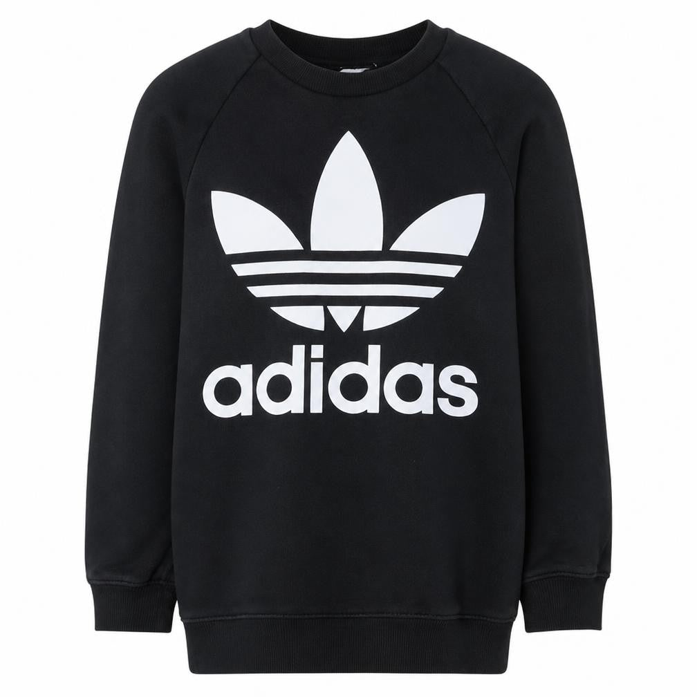 Womens UK Size XS Adidas Black Pullover Sweatshirt