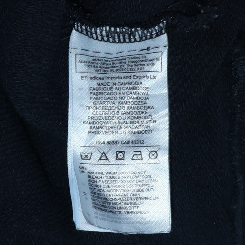 Womens UK Size XS Adidas Black Pullover Sweatshirt