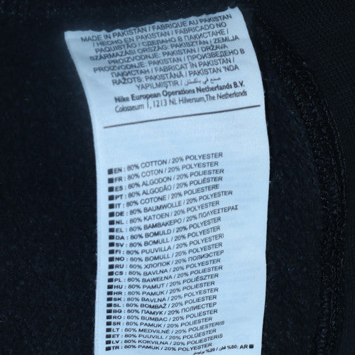 Mens UK Size M Nike Black Pullover Sweatshirt