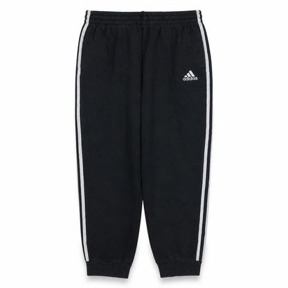Front view of Adidas men’s black xl jogger sweatpants tapered comfort fit