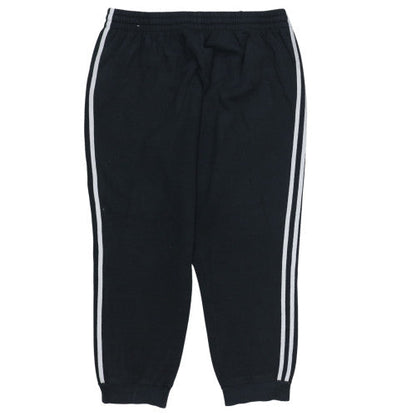 Adidas Mens Black XL Jogger Sweatpants Tapered Comfort Fit
