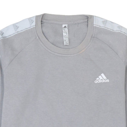Womens UK Size 12 Adidas Grey Pullover Sweatshirt