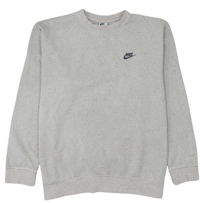 Mens UK Size XL Nike Grey Pullover Sweatshirt