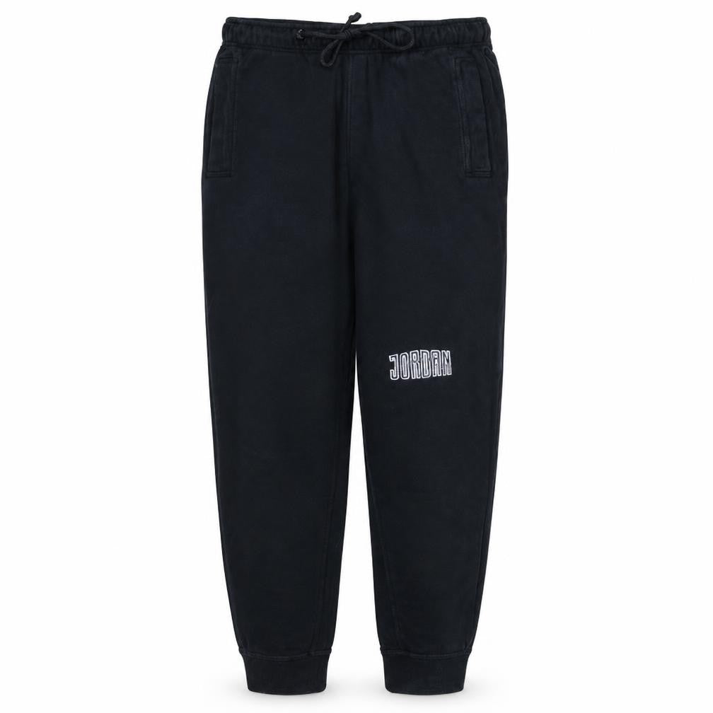 Jordan Men's Black Jogger Sweatpants L Cotton Blend Drawstring