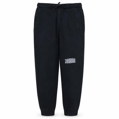 Jordan Men's Black Jogger Sweatpants L Cotton Blend Drawstring