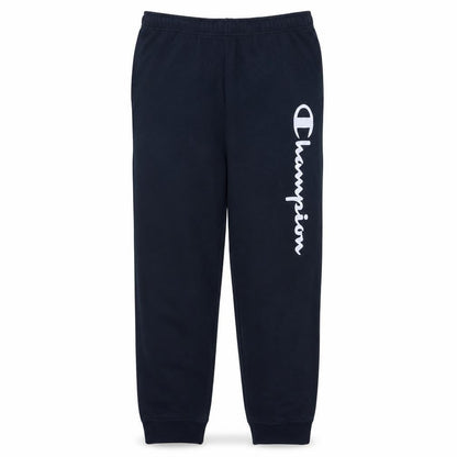 Champion Men's Black Fleece Sweatpants M Regular Fit Logo Athletic Trousers