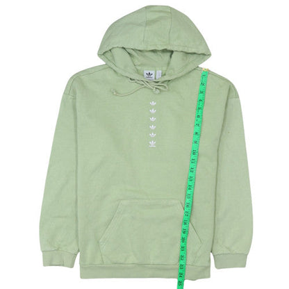 Womens UK Size XS Adidas Green Pullover Hoodie