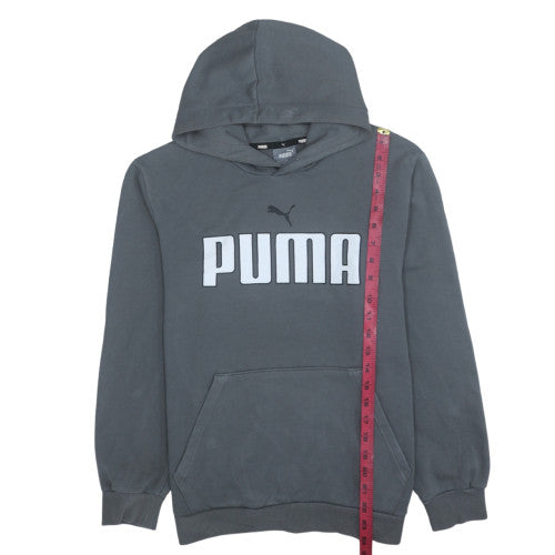 Womens UK Size S Puma Grey Pullover Hoodie