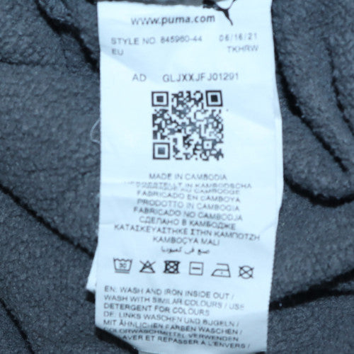 Womens UK Size S Puma Grey Pullover Hoodie