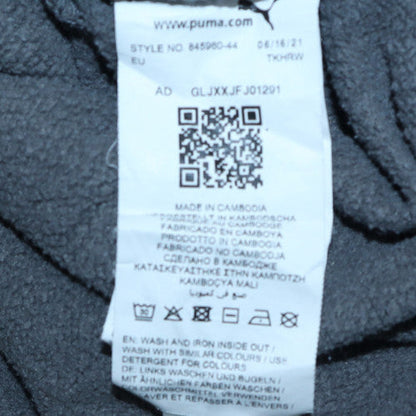 Womens UK Size S Puma Grey Pullover Hoodie