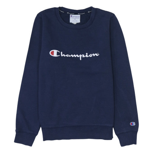 Mens UK Size M Champion Blue Pullover Sweatshirt