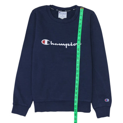 Mens UK Size M Champion Blue Pullover Sweatshirt
