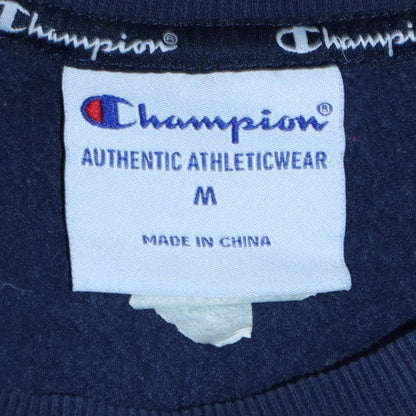 Mens UK Size M Champion Blue Pullover Sweatshirt
