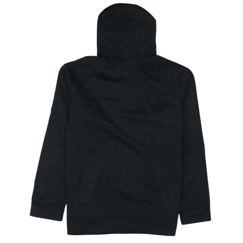 Mens UK Size M Russell Black Pullover Hoodie