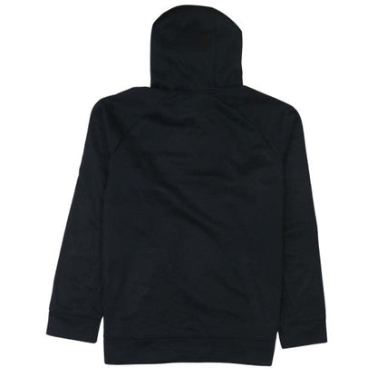 Mens UK Size M Russell Black Pullover Hoodie