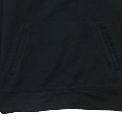 Mens UK Size M Russell Black Pullover Hoodie