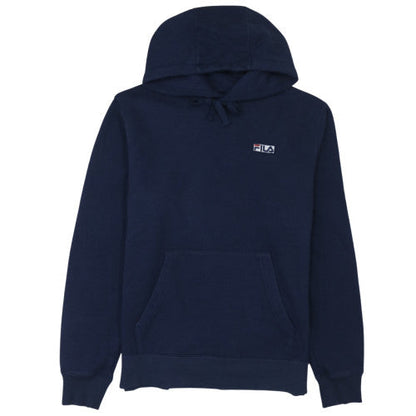 Mens UK Size M FILA Blue Pullover Hoodie