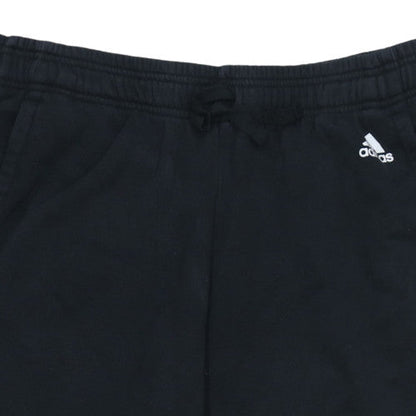Adidas Women’s Black XL Jogger Sweatpants with White Stripes