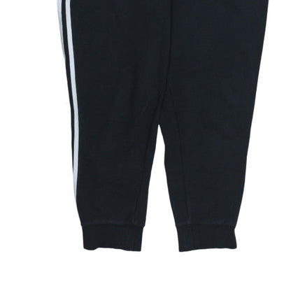 Adidas Women’s Black XL Jogger Sweatpants with White Stripes