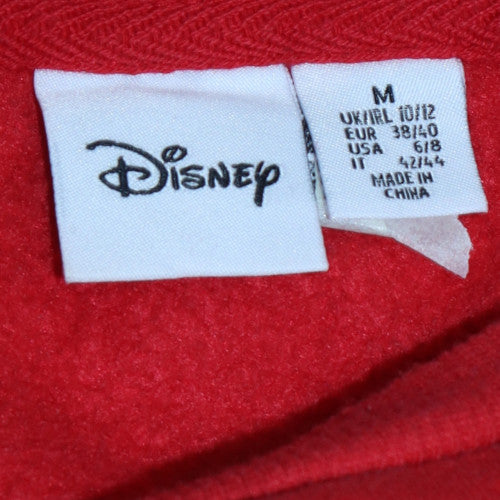 Womens UK Size M Disney Red Pullover Sweatshirt