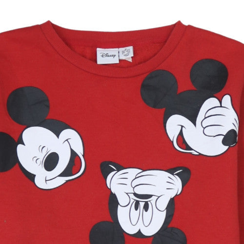Womens UK Size M Disney Red Pullover Sweatshirt