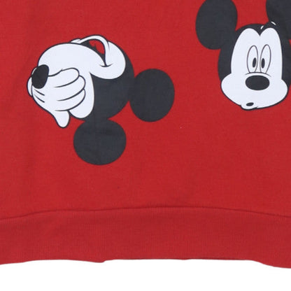 Womens UK Size M Disney Red Pullover Sweatshirt