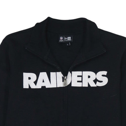 Mens UK Size L New Era Black Full Zip Sweatshirt