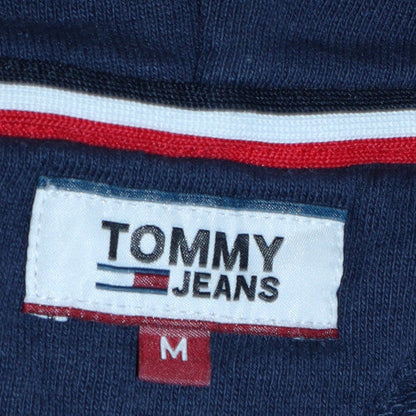 Mens UK Size M Tommy Jeans Blue Full Zip Hoodie