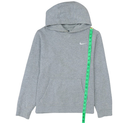 Nike Boys Grey Pullover Hoodie XL 13-15 Years Fleece Lined Sweatshirt