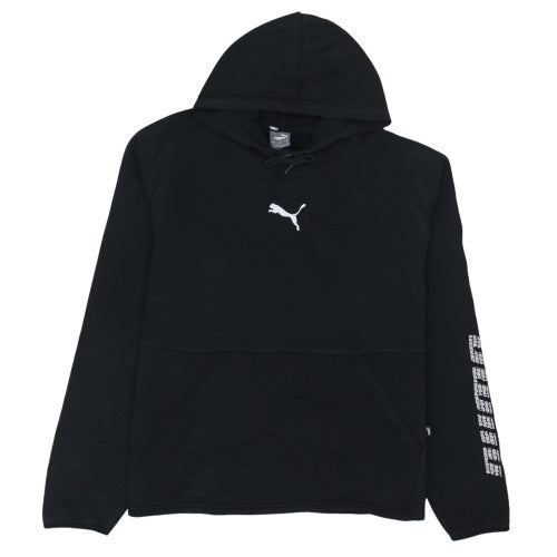 Mens UK Size L Puma Black Pullover Hoodie