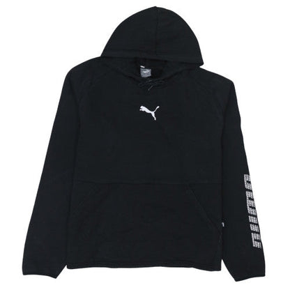Mens UK Size L Puma Black Pullover Hoodie