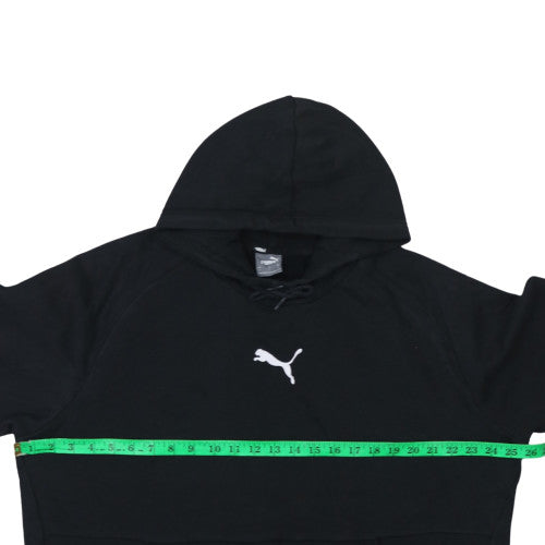 Mens UK Size L Puma Black Pullover Hoodie