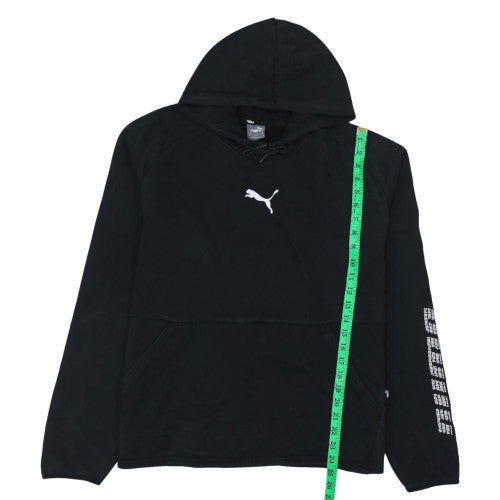 Mens UK Size L Puma Black Pullover Hoodie