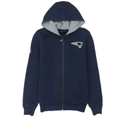 Mens UK Size M New Era Blue Full Zip Hoodie