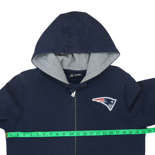 Mens UK Size M New Era Blue Full Zip Hoodie