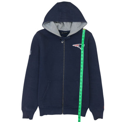 Mens UK Size M New Era Blue Full Zip Hoodie