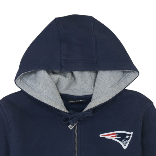 Mens UK Size M New Era Blue Full Zip Hoodie