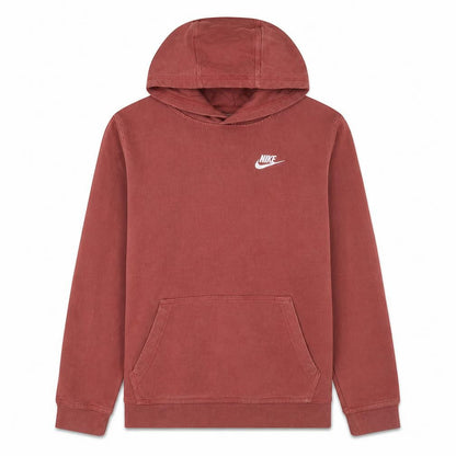 Nike Boys Rust Red Pullover Hoodie XL 158-170cm Cotton Sweatshirt