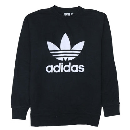 Womens UK Size 8 Adidas Black Pullover Sweatshirt