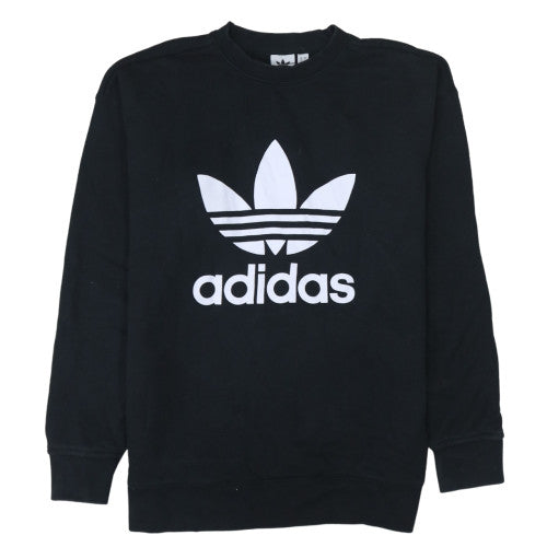 Womens UK Size 8 Adidas Black Pullover Sweatshirt