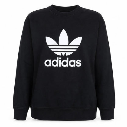 Womens UK Size 8 Adidas Black Pullover Sweatshirt