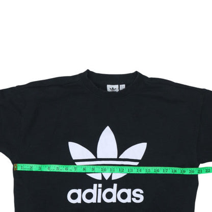 Womens UK Size 8 Adidas Black Pullover Sweatshirt