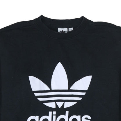 Womens UK Size 8 Adidas Black Pullover Sweatshirt
