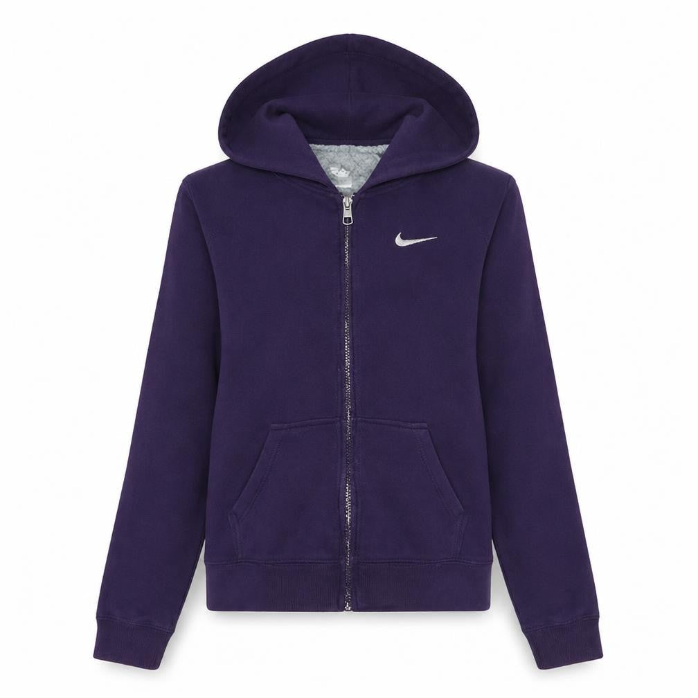 Womens UK Size S Nike Purple Full Zip Hoodie