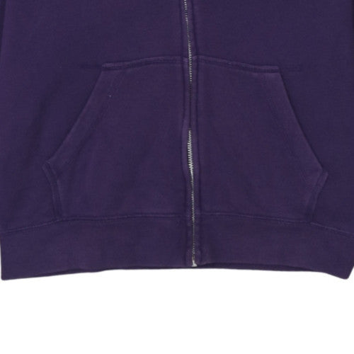 Womens UK Size S Nike Purple Full Zip Hoodie