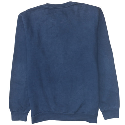 Mens UK Size M adidas Blue Pullover Sweatshirt