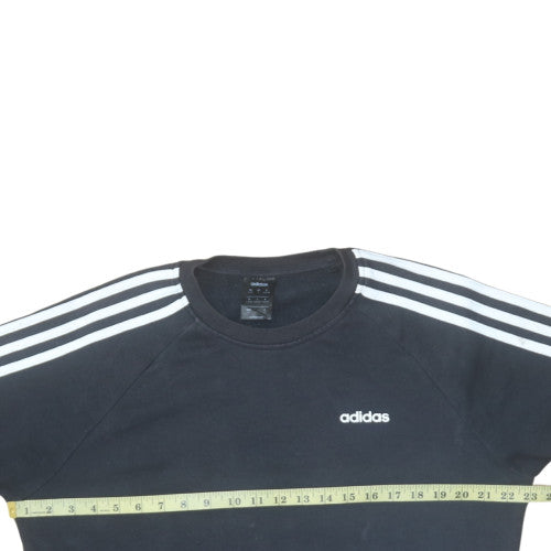 Womens UK Size S adidas Black Pullover Sweatshirt