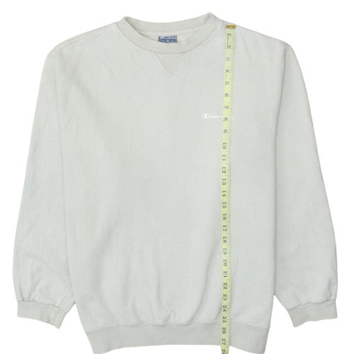 Mens UK Size XL Champion Beige Pullover Sweatshirt
