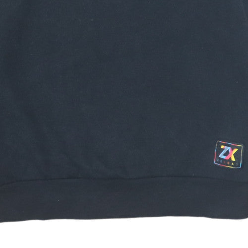 Mens UK Size S Adidas Blue Pullover Sweatshirt